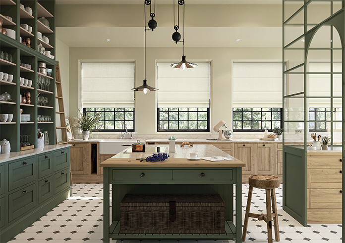 Samos, Silicon White - Roman Blind - Image 8